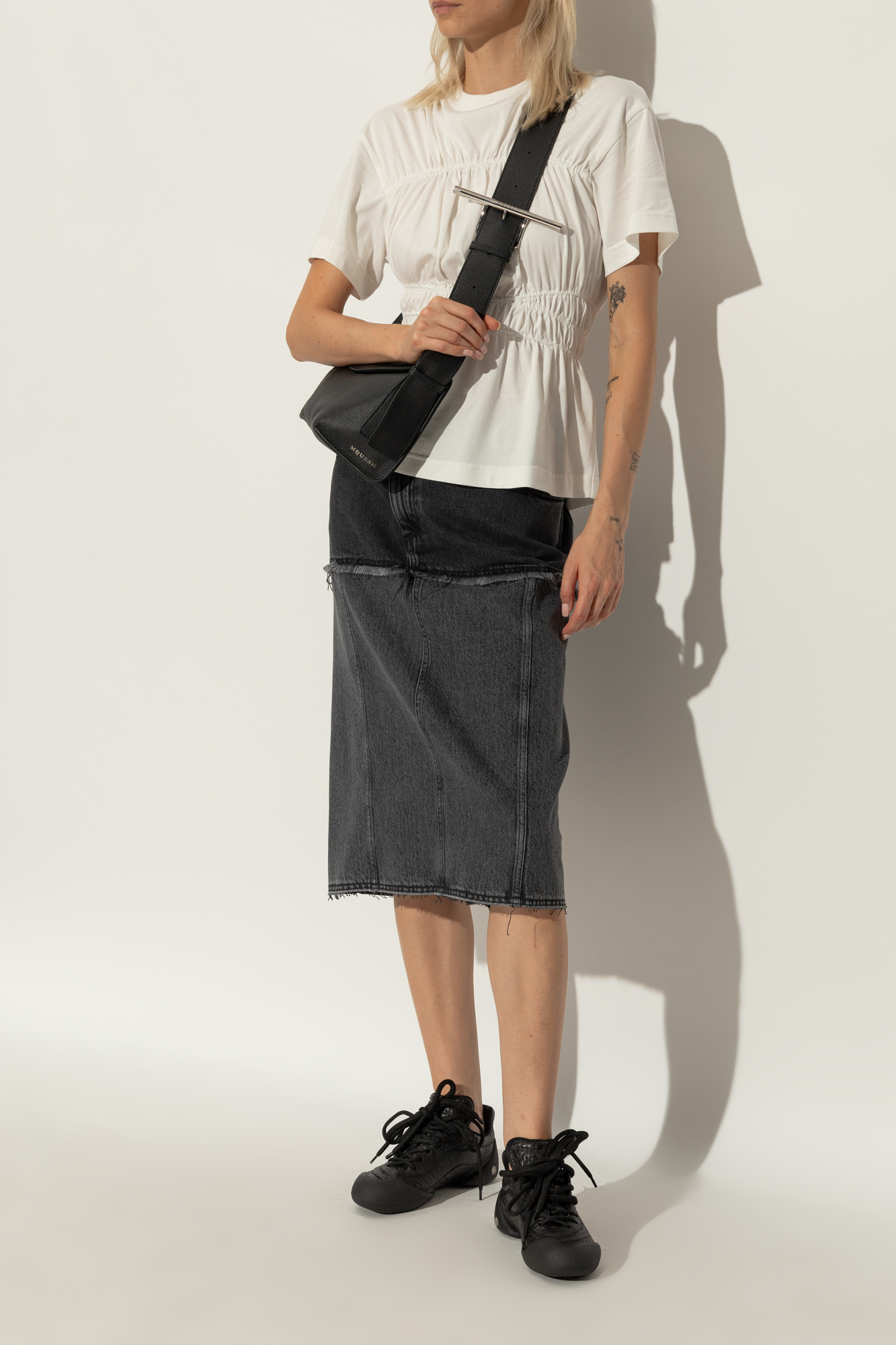 スニーカー alexander mcqueen FW24 FLEXION SNEAKER (808181 WHABE1000) Black Sneakers Flexion Alexander McQueen - Vitkac AS